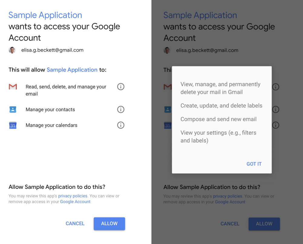 Google lên tiếng vụ bên thứ ba đọc email người dùng Gmail