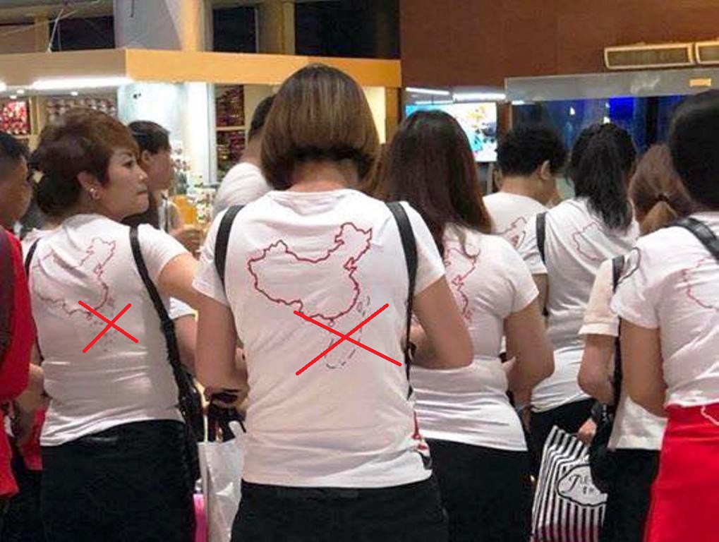 Xử lý công ty đưa du khách Trung Quốc mang áo "đường lưỡi bò"