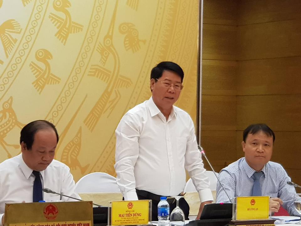 Bộ trưởng Mai Tiến Dũng: Trung tướng Bùi Văn Thành sẽ không còn là Thứ trưởng Bộ Công an