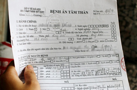 Bộ Y tế l&ecirc;n tiếng vụ b&aacute;c sĩ &ldquo;chạy&rdquo; bệnh &aacute;n t&acirc;m thần cho tội phạm - Ảnh 1.