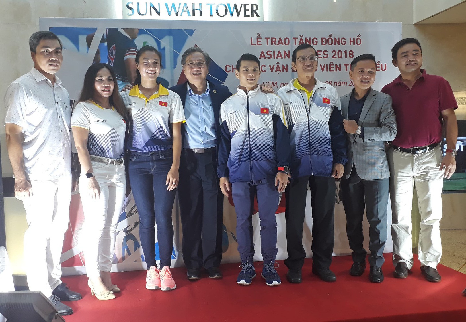 4 ng&ocirc;i sao Việt Nam được đồng hồ Thụy Sĩ tiếp sức trước ASIAD 18 - Ảnh 1.