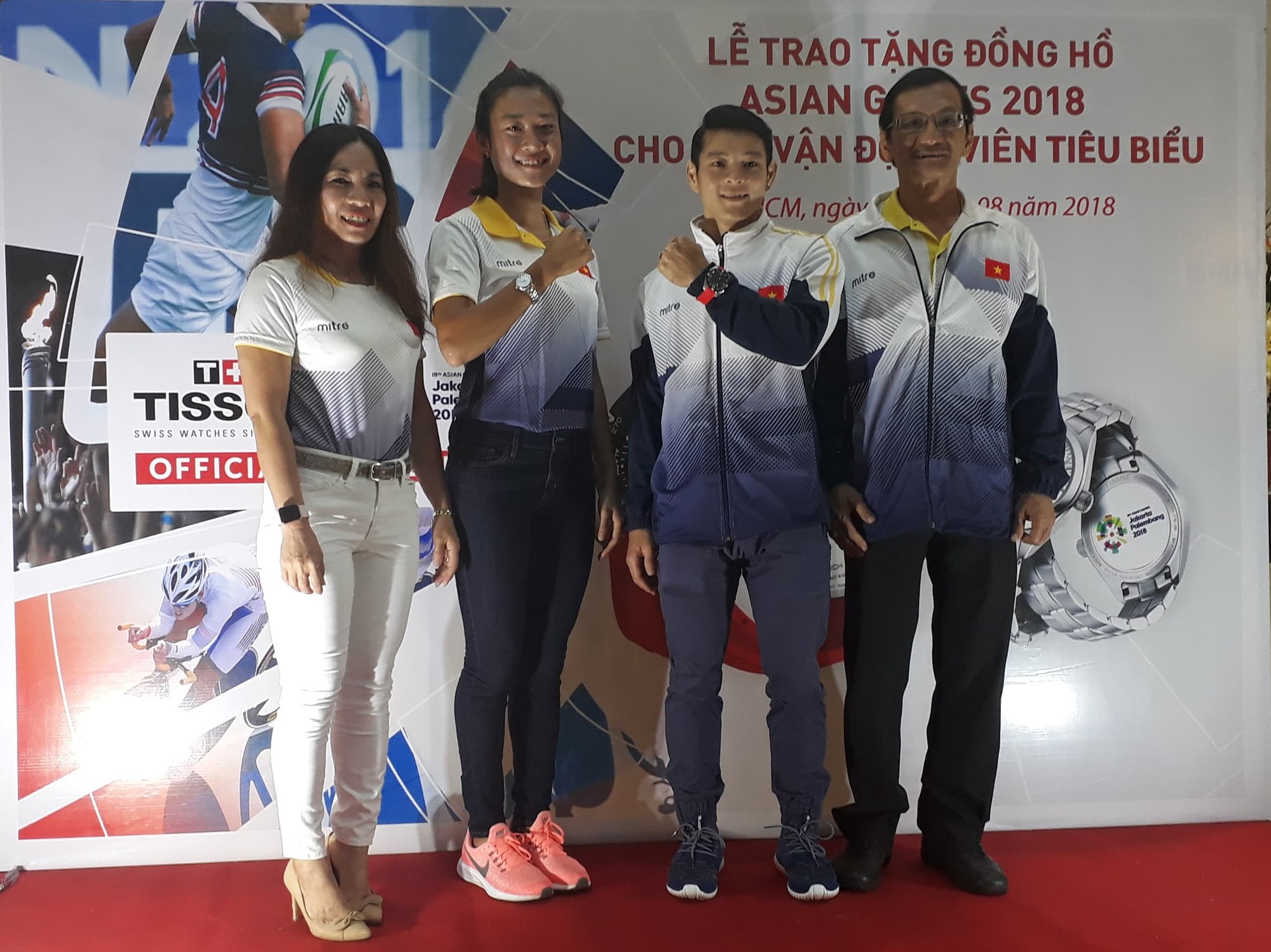4 ng&ocirc;i sao Việt Nam được đồng hồ Thụy Sĩ tiếp sức trước ASIAD 18 - Ảnh 4.