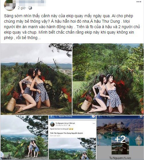 Dùng thân thể "bôi bẩn" cảnh quan Đà Lạt