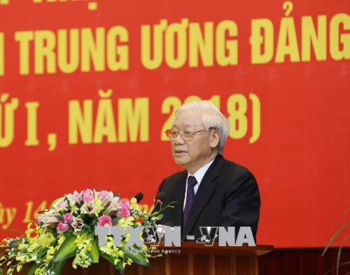 Tổng B&iacute; thư ph&aacute;t biểu chỉ đạo lớp cập nhật kiến thức cho ủy vi&ecirc;n Trung ương Đảng - Ảnh 1.