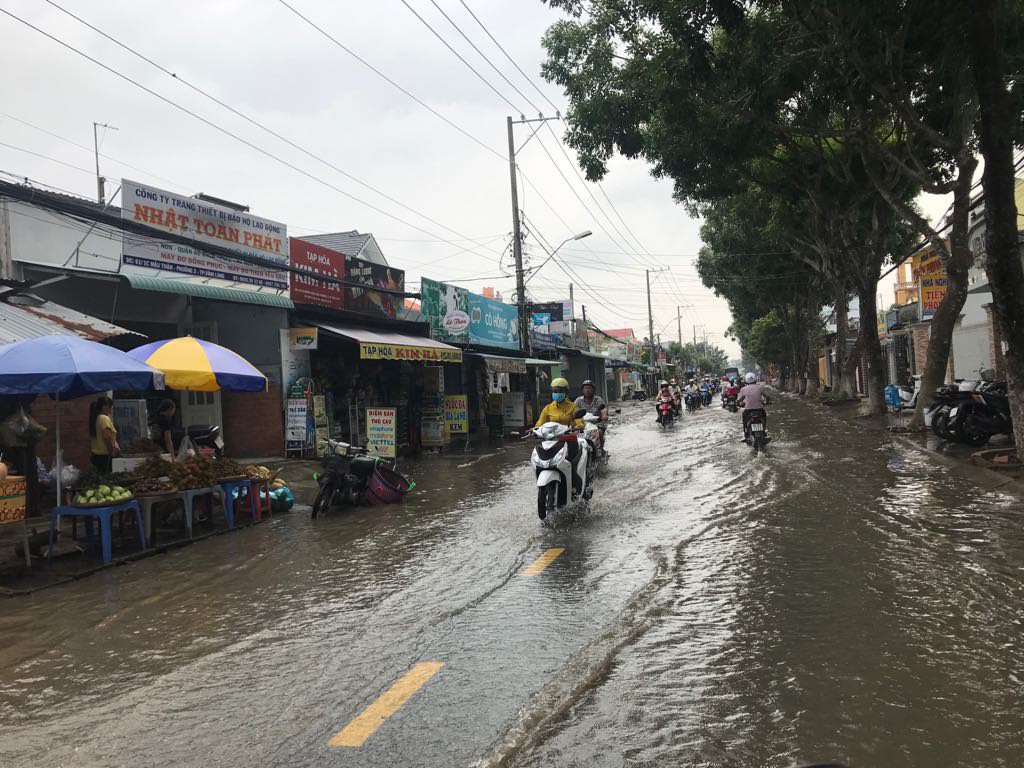 Triều cường làm ngập trong nội ô nhiều tỉnh, thành miền Tây - Ảnh 5.