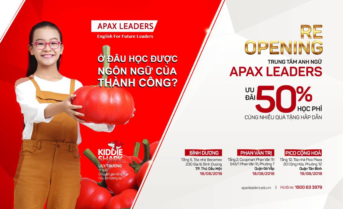 Khai trương đồng loạt 3 trung tâm Anh ngữ Apax Leaders với diện mạo mới - Ảnh 4.