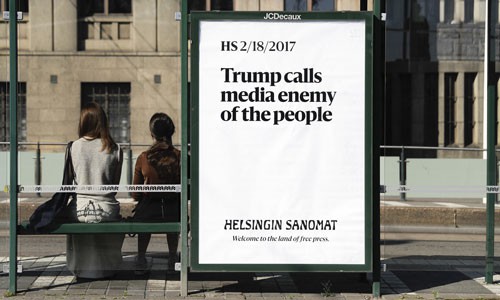 Truyền thông Mỹ "so găng" với tổng thống Donald Trump