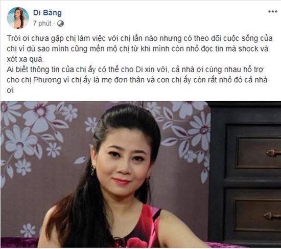 Nghệ sĩ x&oacute;t xa, k&ecirc;u gọi gi&uacute;p diễn vi&ecirc;n Mai Phương - Ảnh 4.