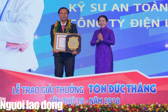 GIẢI THƯỞNG T&Ocirc;N ĐỨC THẮNG: Vinh danh 11 kỹ sư, c&ocirc;ng nh&acirc;n ti&ecirc;u biểu - Ảnh 1.