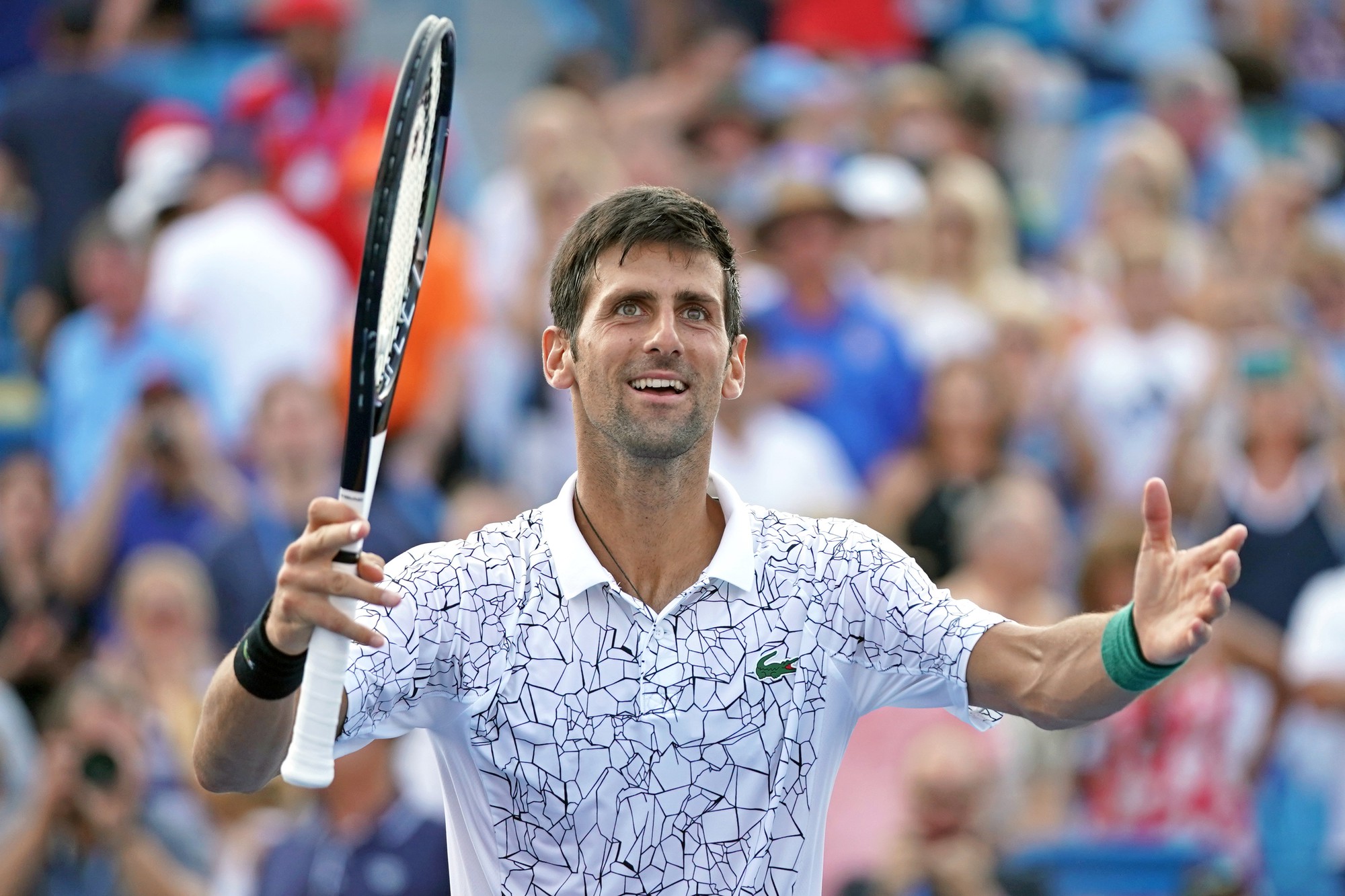 Clip Djokovic tạo kỳ tích khi vô địch Cincinnati Open 2018 - Ảnh 5.