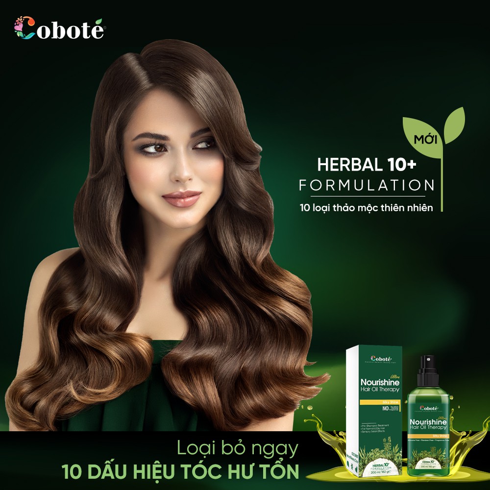 Dầu dừa tươi Coboté: Giải pháp chống rụng, khô và gãy tóc