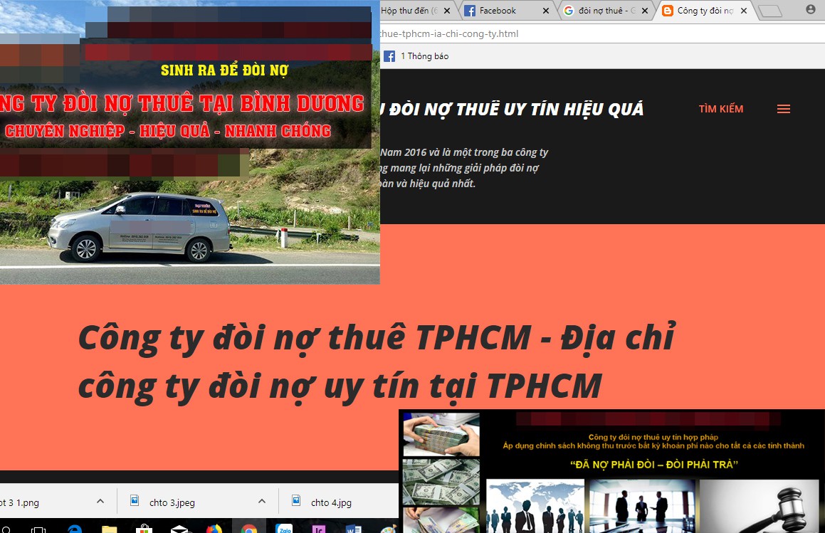 Quản chặt dịch vụ đòi nợ thuê