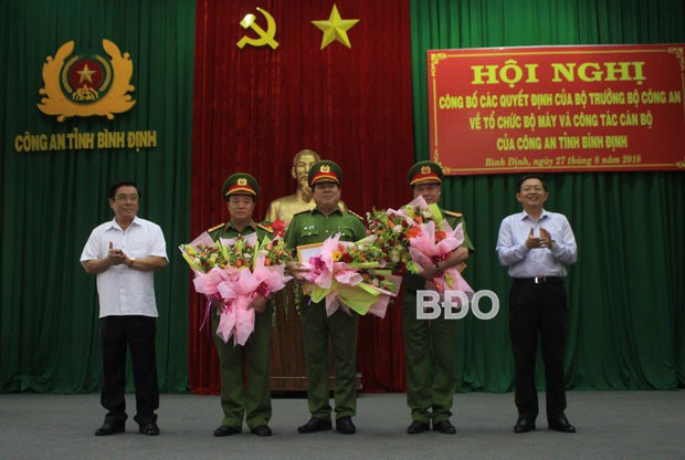 B&igrave;nh Định c&oacute; 8 ph&oacute; gi&aacute;m đốc c&ocirc;ng an tỉnh - Ảnh 1.