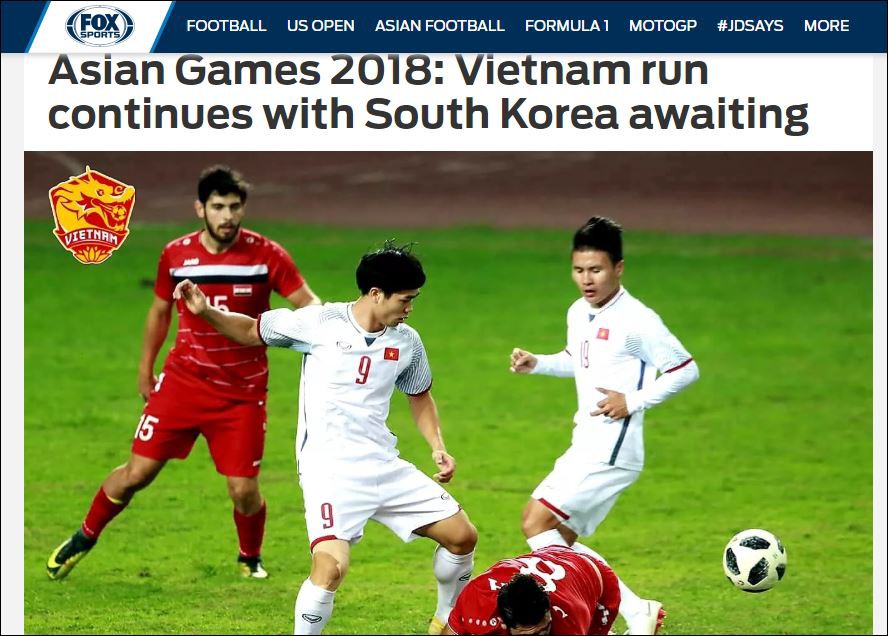 Truyền thông Hàn Quốc và báo nước ngoài khen ngợi Olympic Việt Nam