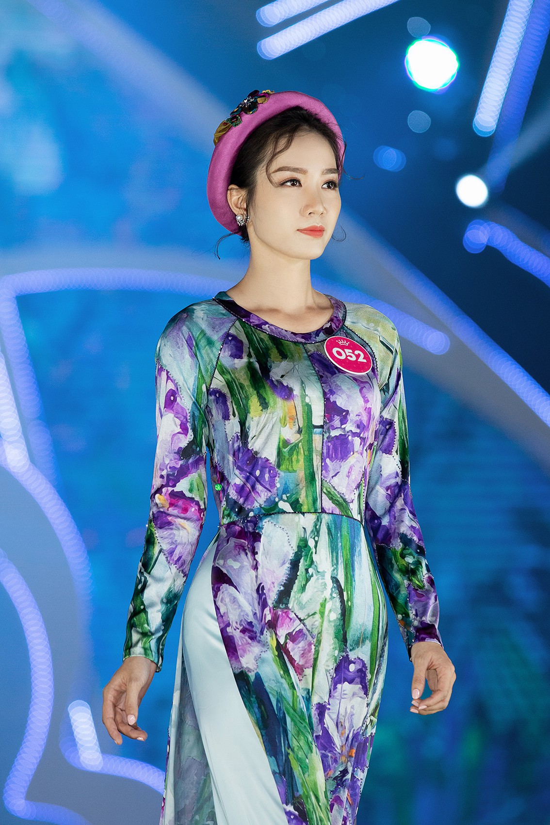 Th&iacute; sinh Hoa hậu Việt Nam 2018 duy&ecirc;n d&aacute;ng với &aacute;o d&agrave;i Ướp hương - Ảnh 3.