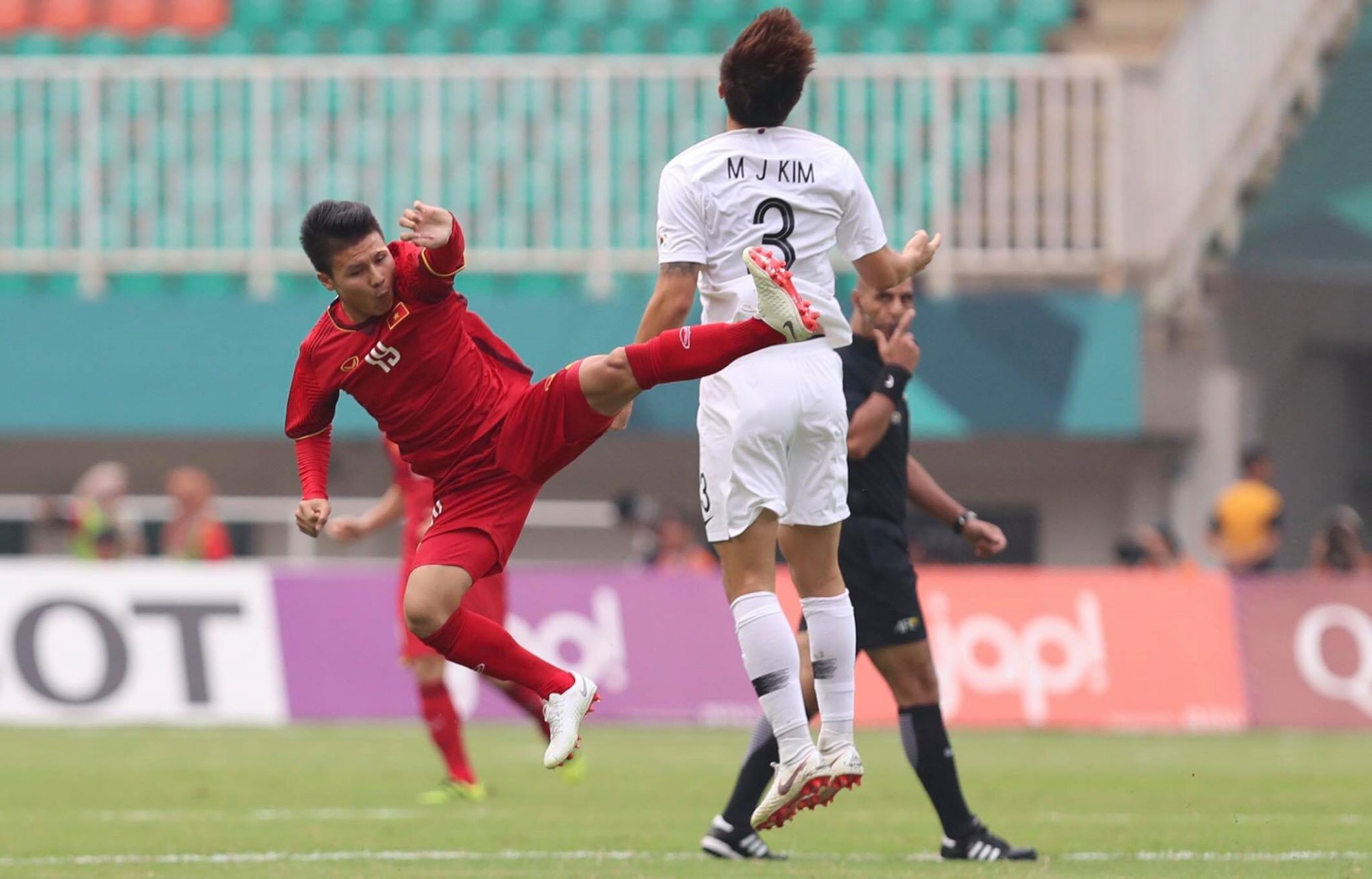 Olympic Việt Nam - Hàn Quốc 1-3: An ủi với siêu phẩm của Minh Vương - Ảnh 5.