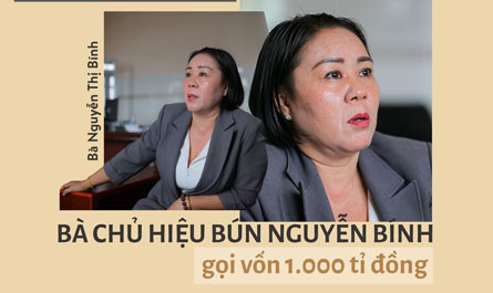 (eMagazine) - Bà chủ hiệu bún Nguyễn Bính gọi vốn 1.000 tỉ đồng