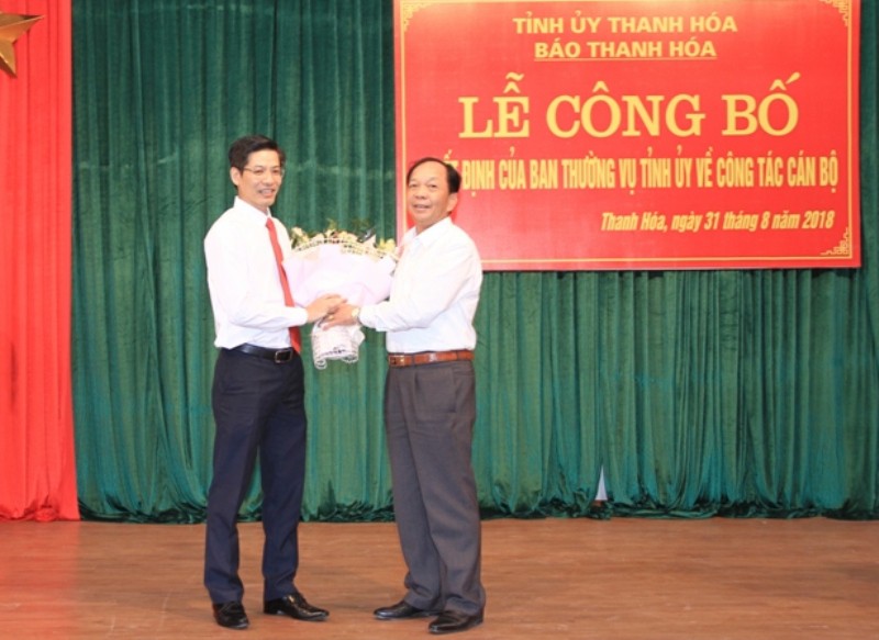 Báo Thanh Hóa có tân tổng biên tập 40 tuổi