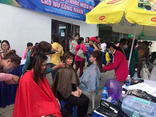 Ngày hội chăm sóc sức khỏe cho nữ công nhân - Ảnh 1.