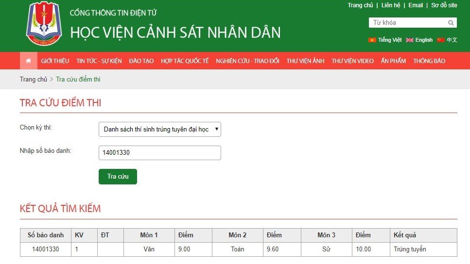 Nữ sinh Sơn La đỗ thủ khoa Học viện Cảnh sát