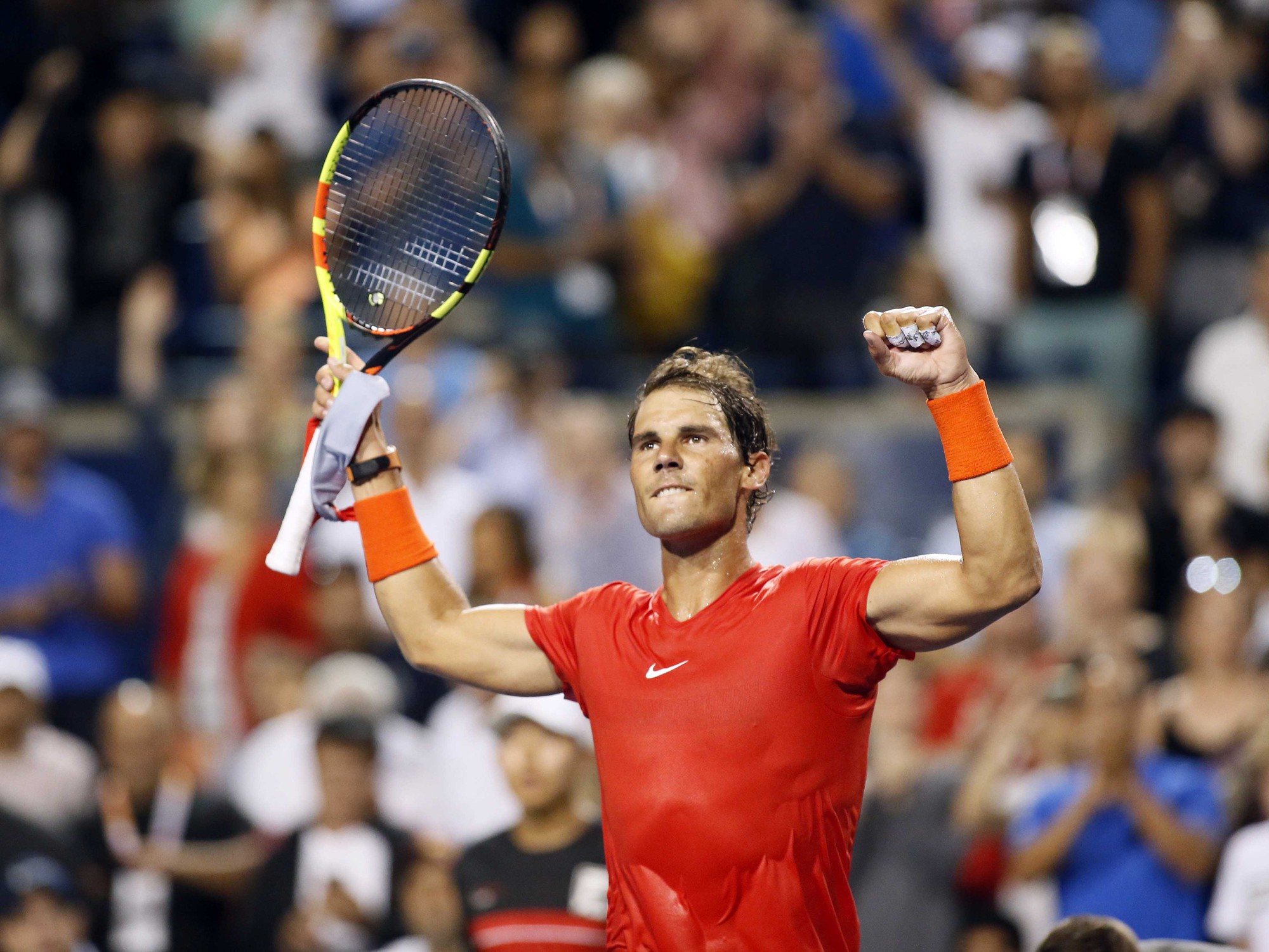 Clip: Nadal thắng nhẹ Paire, vào đối mặt Wawrinka ở Rogers Cup 2018