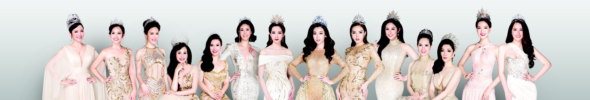 Hội tụ biểu tượng nhan sắc hoa hậu 30 năm qua