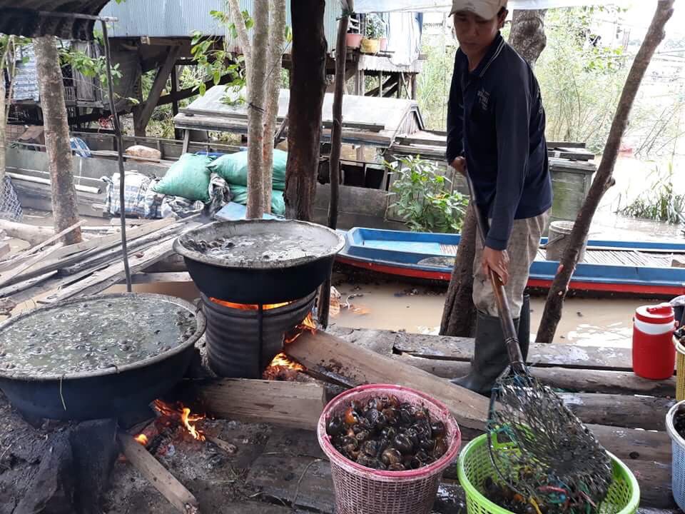 Mùa lũ đẹp về sớm, dân miền Tây bội thu tôm, cá - Ảnh 8.