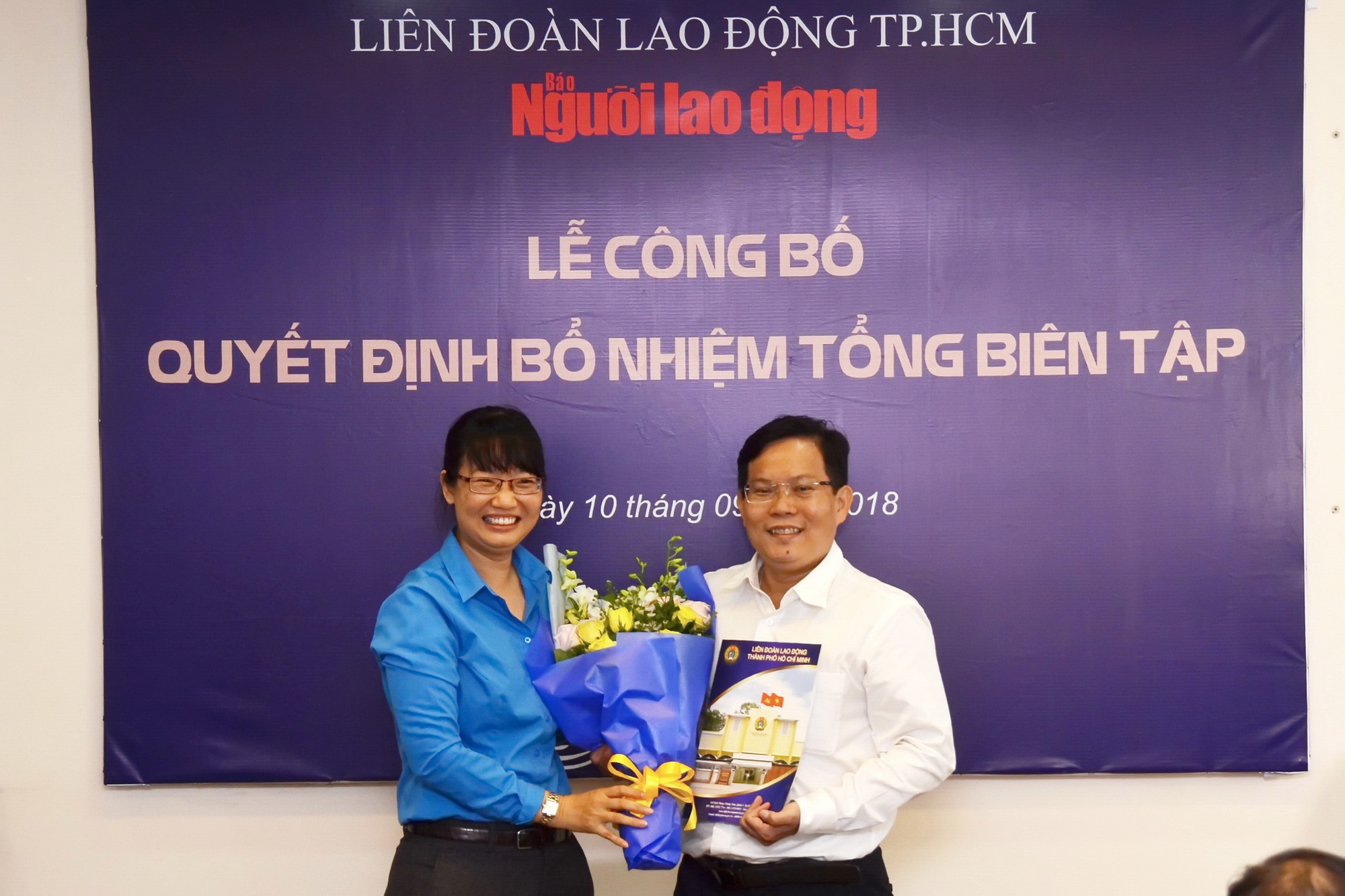 Ông Tô Đình Tuân làm Tổng Biên tập Báo Người Lao Động