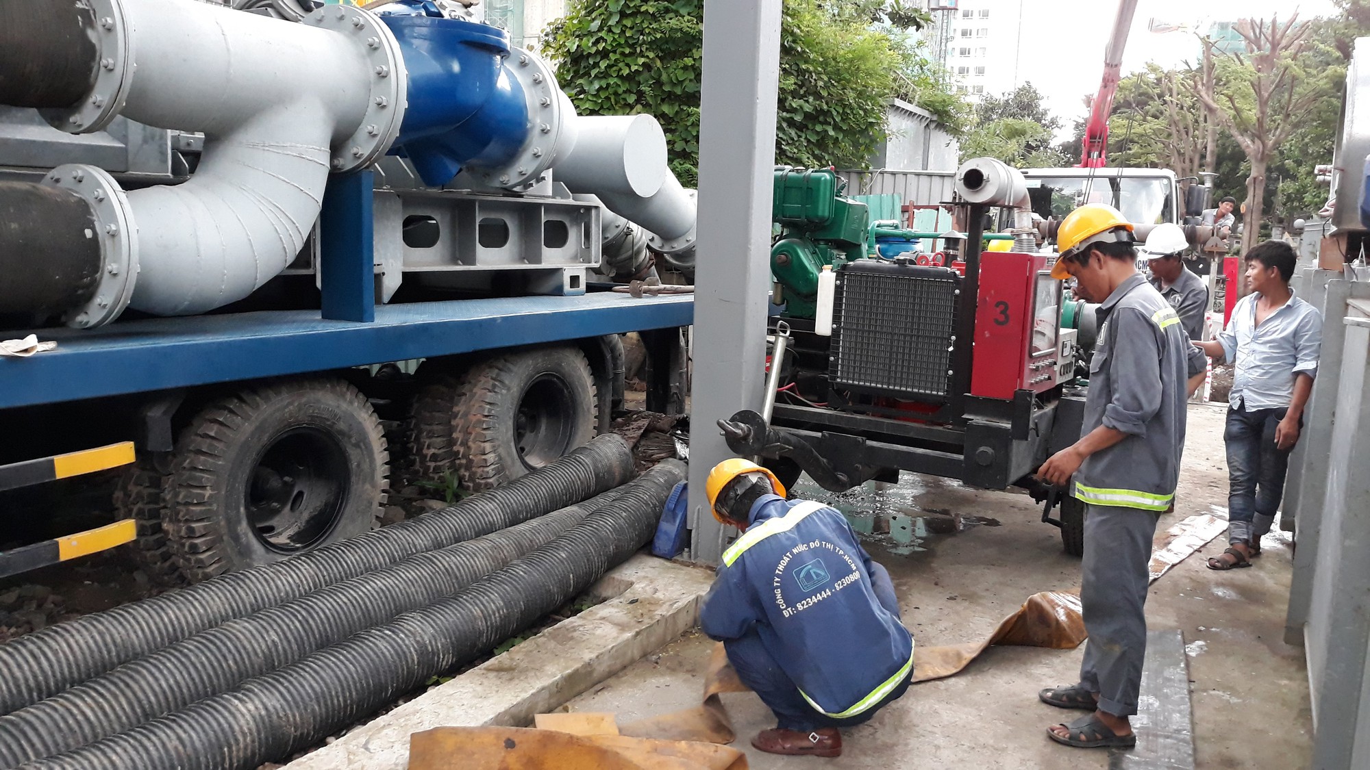 Vì sao đường Nguyễn Hữu Cảnh không ngập trong trận mưa ngày 8-9?