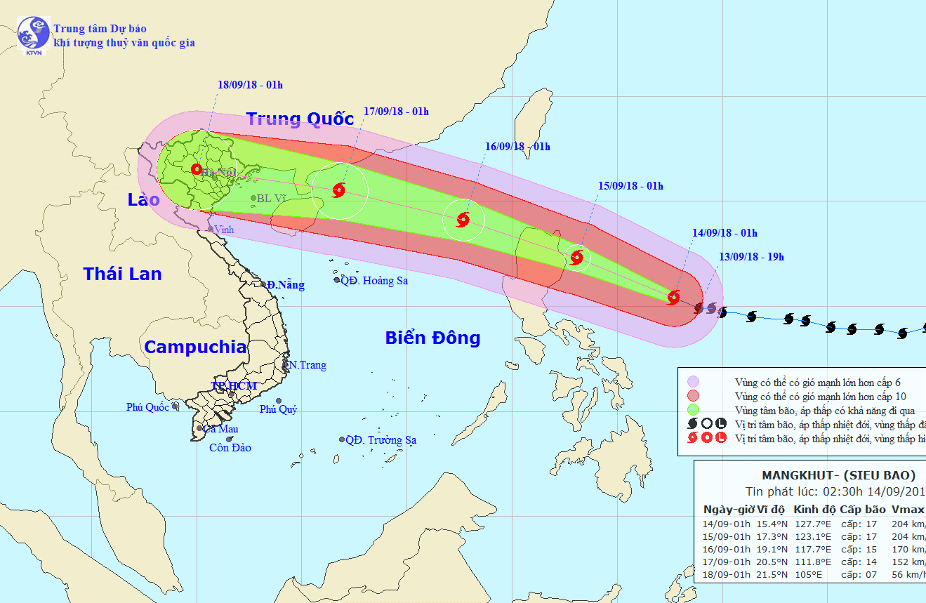 Si&ecirc;u b&atilde;o Mangkhut &aacute;p s&aacute;t biển Đ&ocirc;ng - Ảnh 1.