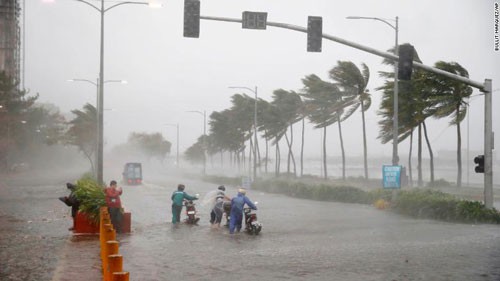 Bão Mangkhut quá khủng khiếp