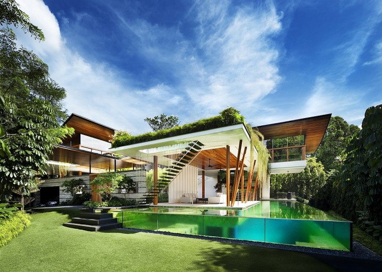 Thăm biệt thự Singapore đẹp như tiên cảnh - Ảnh 1.