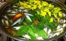 Cách làm canh chua bông điên điển cá linh đặc sản mùa nước nổi
