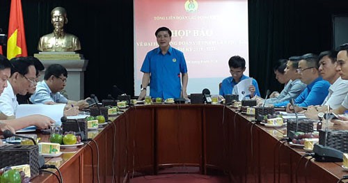 950 đại biểu tham dự Đại hội XII Công đoàn Việt Nam