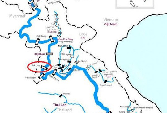 Sao chép dữ liệu cũ, yêu cầu tạm ngưng xây dựng đập thủy điện Pak Lay