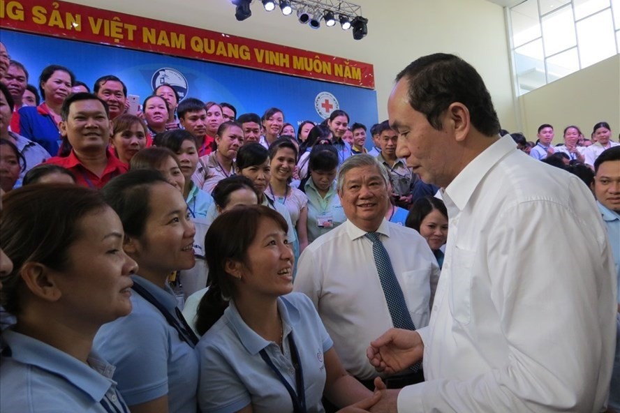 Tình cảm của Chủ tịch nước Trần Đại Quang với tổ chức Công đoàn và người lao động