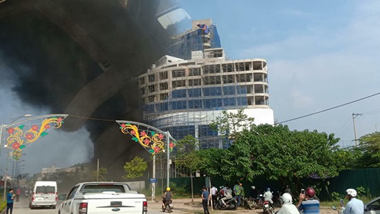 Tập đoàn Hoa Sen lên tiếng về vụ cháy trung tâm thương mại Yên Bái