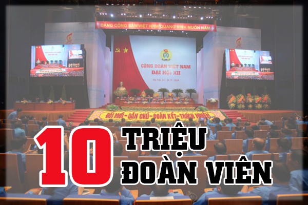 [Infographic]- Dấu ấn tổ chức Công đoàn Việt Nam