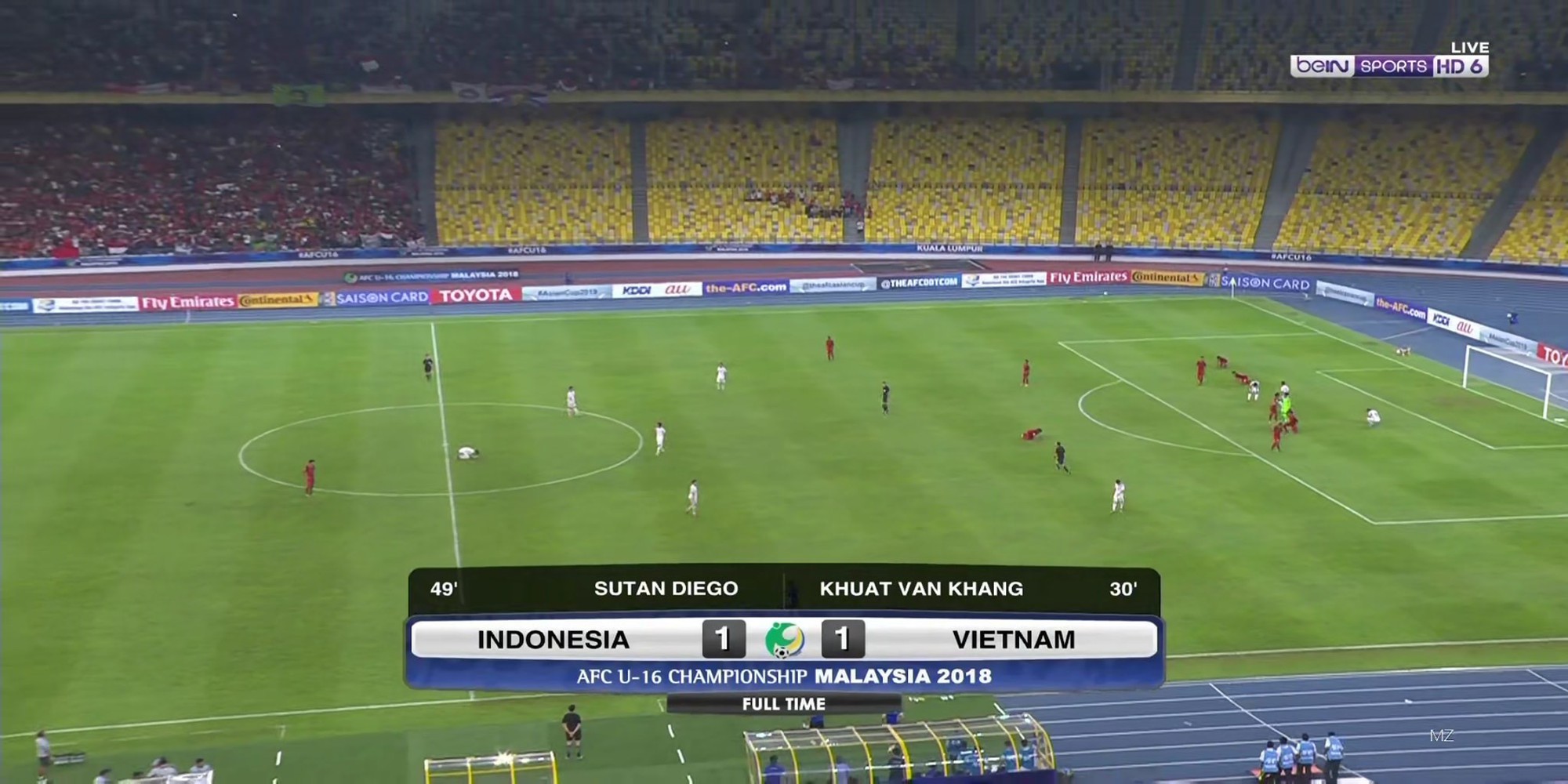 Clip: U16 Việt Nam lập siêu phẩm vẫn bị Indonesia cầm hòa