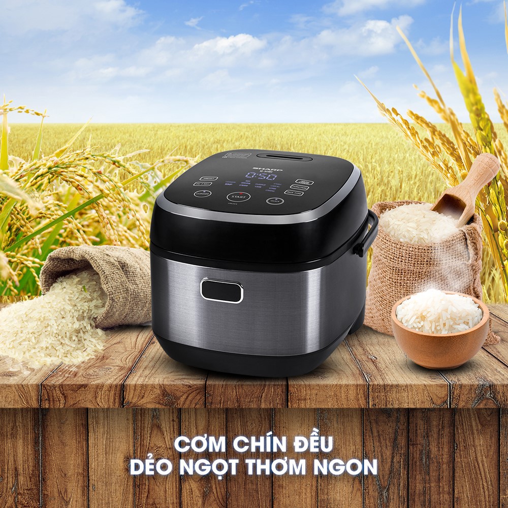 Nồi cơm điện cao tần mới của Sharp - Tiết kiệm thời gian, cơm ngon tr&ograve;n vị - Ảnh 1.