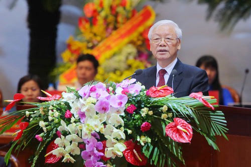 Tổng B&iacute; thư Nguyễn Ph&uacute; Trọng: C&ocirc;ng đo&agrave;n c&oacute; nhiều s&aacute;ng tạo, đổi mới hoạt động - Ảnh 1.