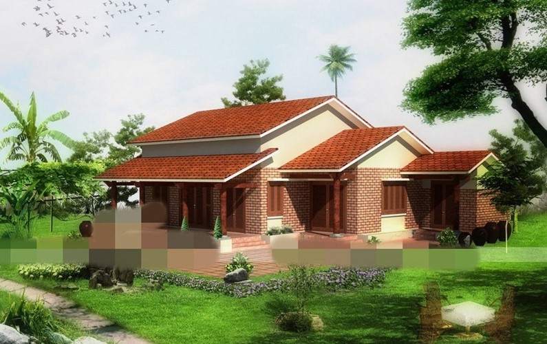 M&atilde;n nh&atilde;n 10 mẫu nh&agrave; cấp 4 với s&acirc;n vườn xanh m&aacute;t - Ảnh 3.