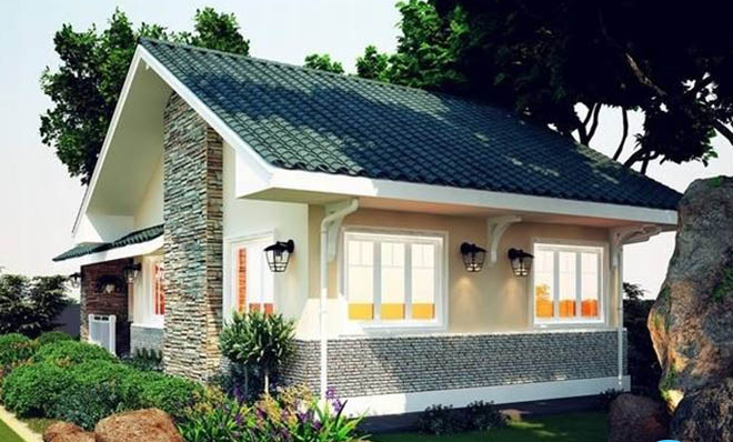 M&atilde;n nh&atilde;n 10 mẫu nh&agrave; cấp 4 với s&acirc;n vườn xanh m&aacute;t - Ảnh 9.