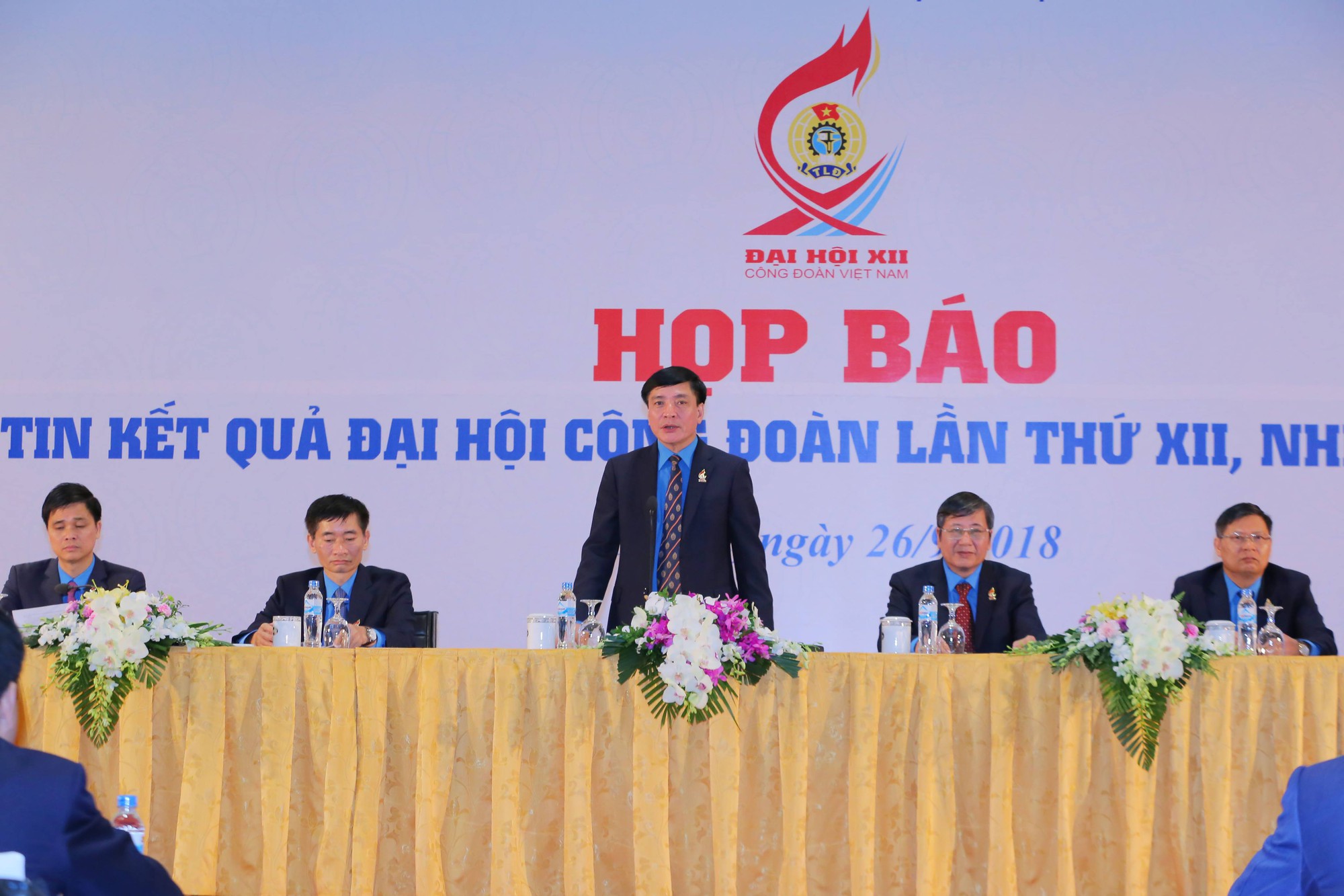 Họp báo thông tin kết quả Đại hội XII Công đoàn Việt Nam