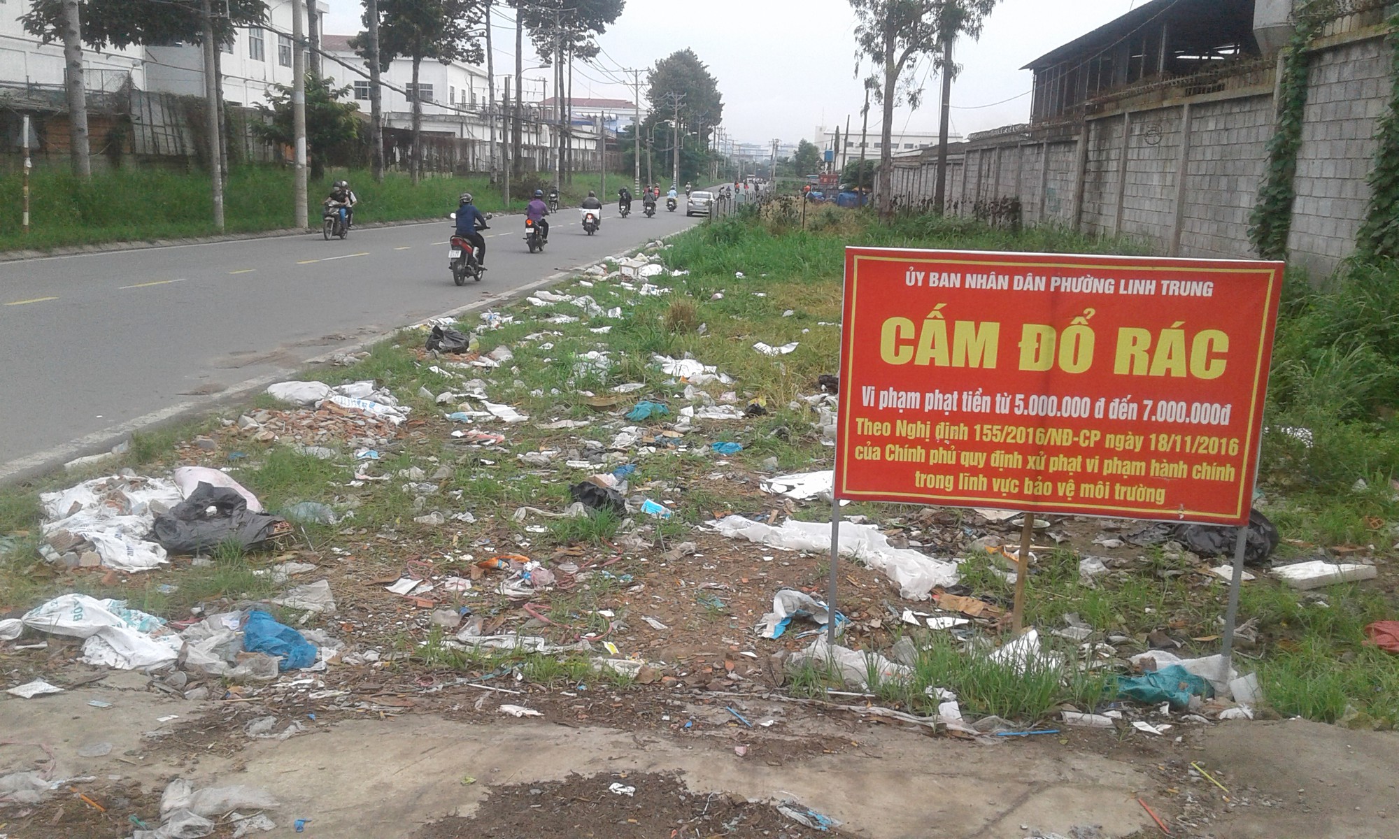 Con đường của những bãi rác tự phát