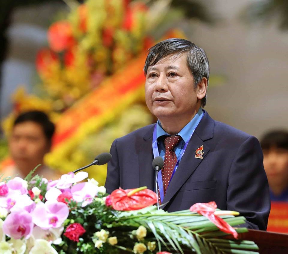 &Ocirc;ng B&ugrave;i Văn Cường t&aacute;i đắc cử Chủ tịch Tổng LĐLĐ Việt Nam kh&oacute;a XII - Ảnh 5.