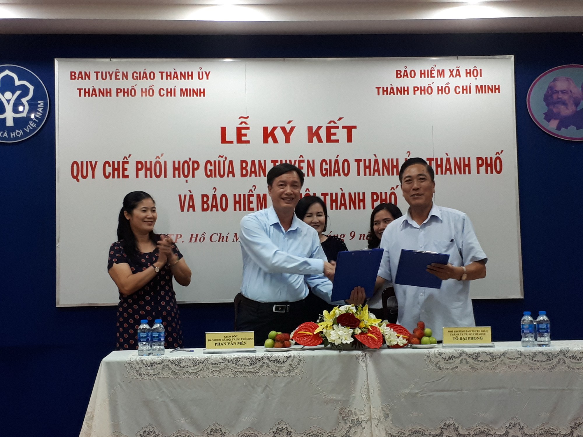 Phối hợp tuyên truyền thực hiện chính sách BHXH