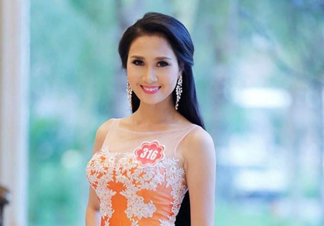 Người c&oacute; m&aacute;i t&oacute;c đẹp nhất Cuộc thi Hoa hậu Việt Nam 2014 xuất gia ở tuổi 24 - Ảnh 2.