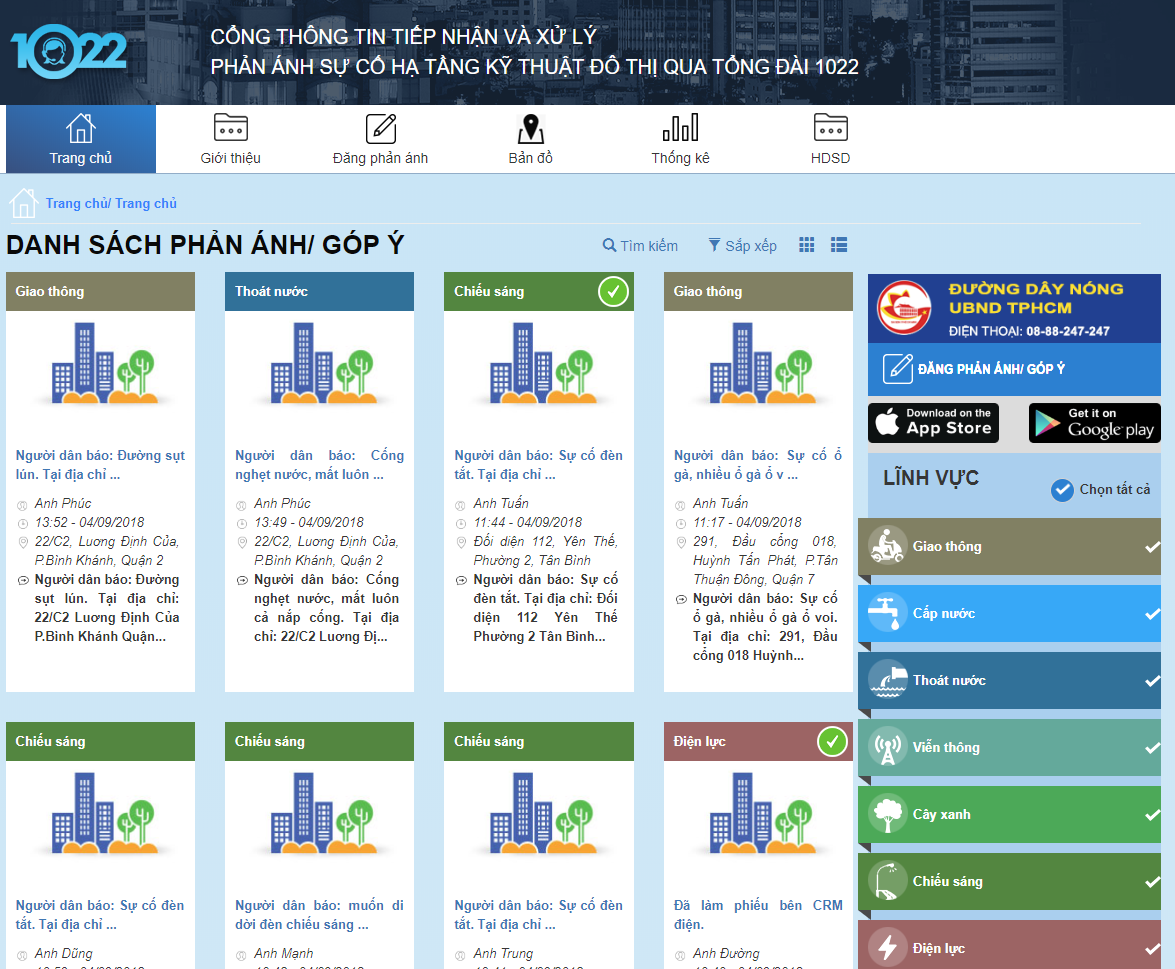 TP HCM tiếp nhận phản ánh của người dân qua facebook