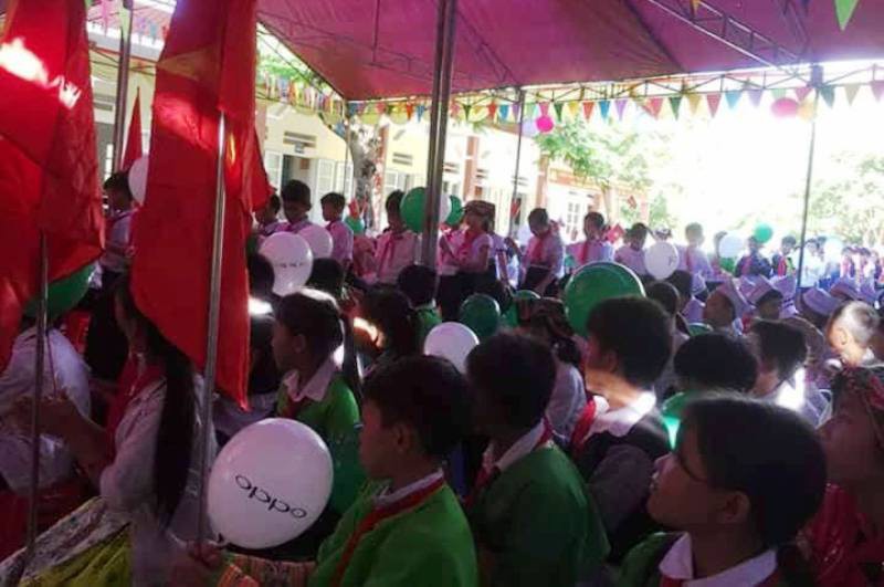 Hình ảnh khai giảng năm học mới tại vùng tâm lũ Mường Lát - Ảnh 8.